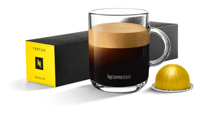 Nespresso Capsules Vertuo, Melozio, Medium Roast Coffee, 30-Count Coffee Pods, Brews 7.8oz.