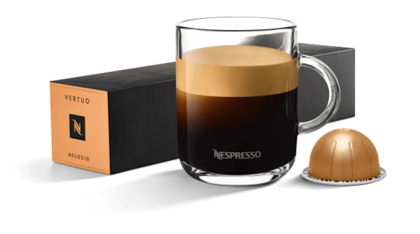 Nespresso Capsules Vertuo, Melozio, Medium Roast Coffee, 30-Count Coffee Pods, Brews 7.8oz.
