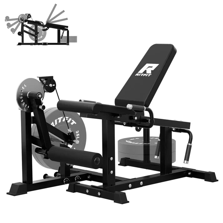 Leg Extension Machine, Multifunctional 3-in-1 Adjustable Home Gym Equipment