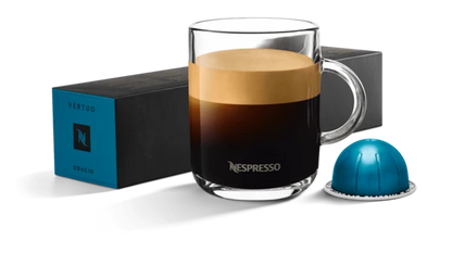 Nespresso Capsules Vertuo, Melozio, Medium Roast Coffee, 30-Count Coffee Pods, Brews 7.8oz.