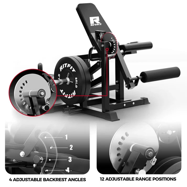 Leg Extension Machine, Multifunctional 3-in-1 Adjustable Home Gym Equipment